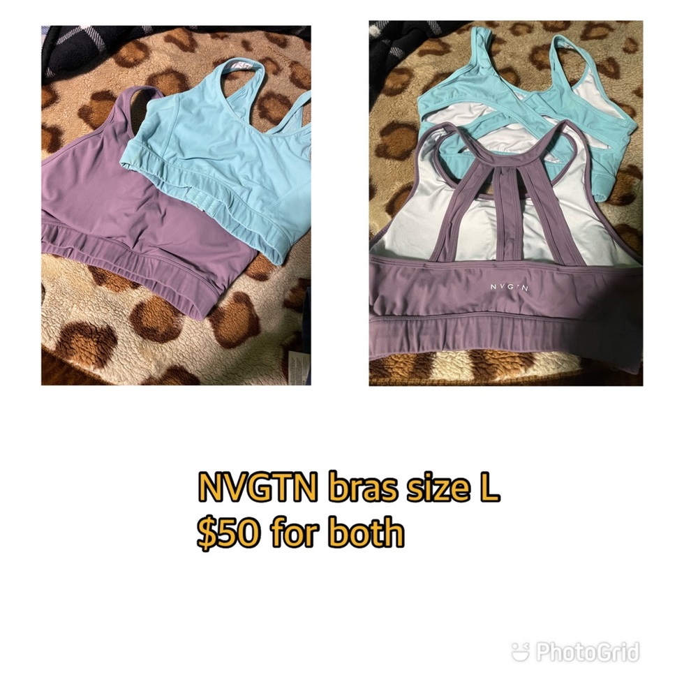 Capri Blue Allure Bra and Mauve Purple Trio Bra